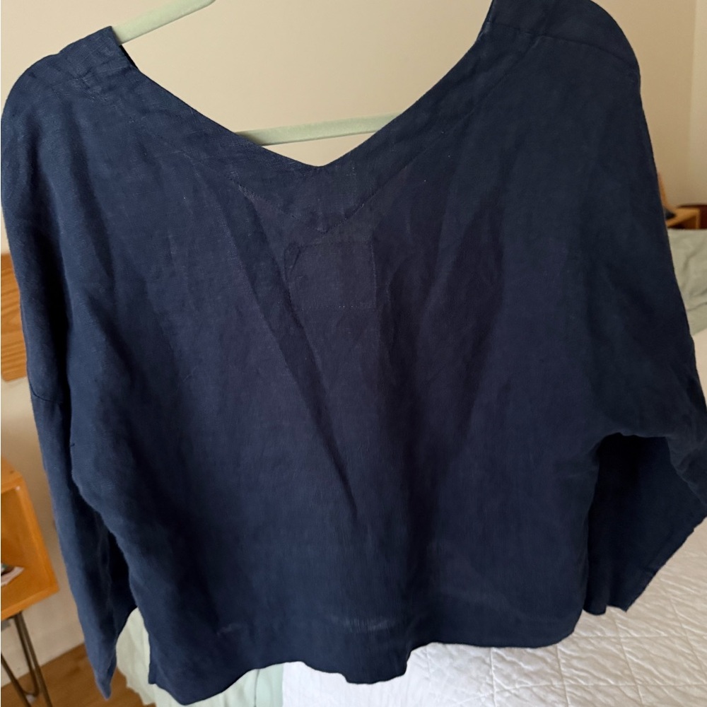 Sugar Candy Mountain Linen Top - Picture 2 of 4